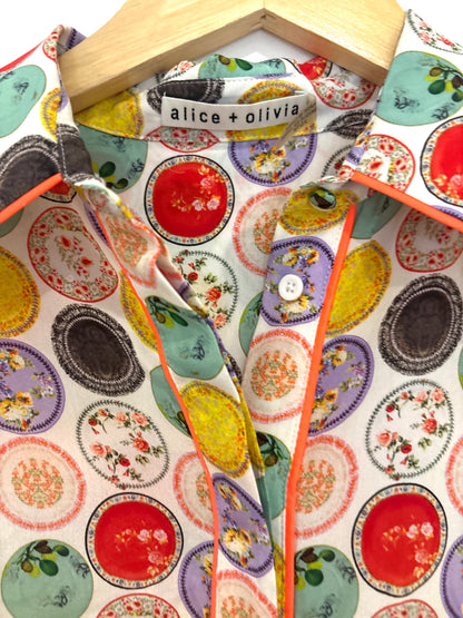 Alice+Olivia Dinner Party Blouse XS