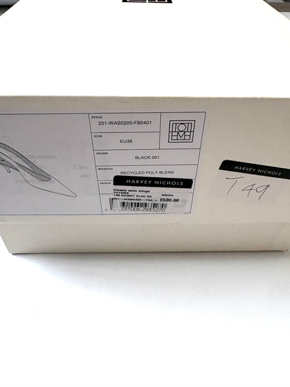 Toteme 75 Satin Slingback Pumps UK 5