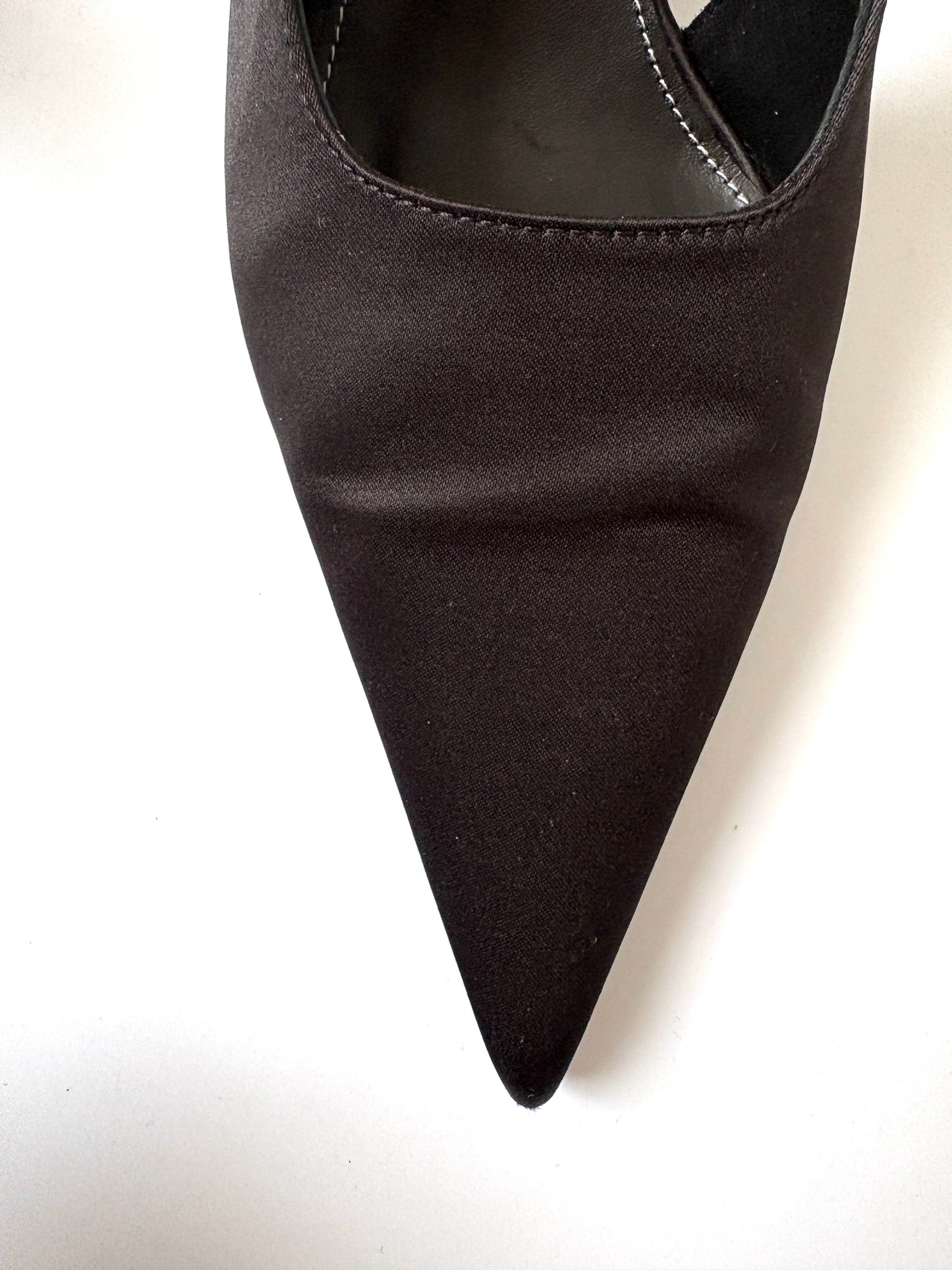 Toteme 75 Satin Slingback Pumps UK 5