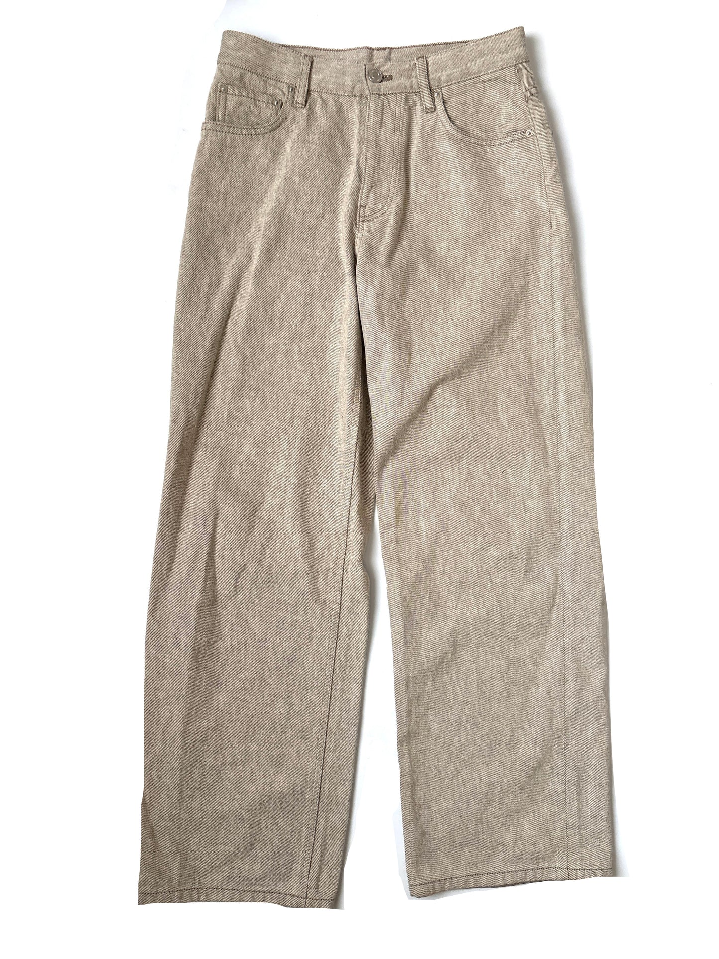 Massimo Dutti Beige Trousers