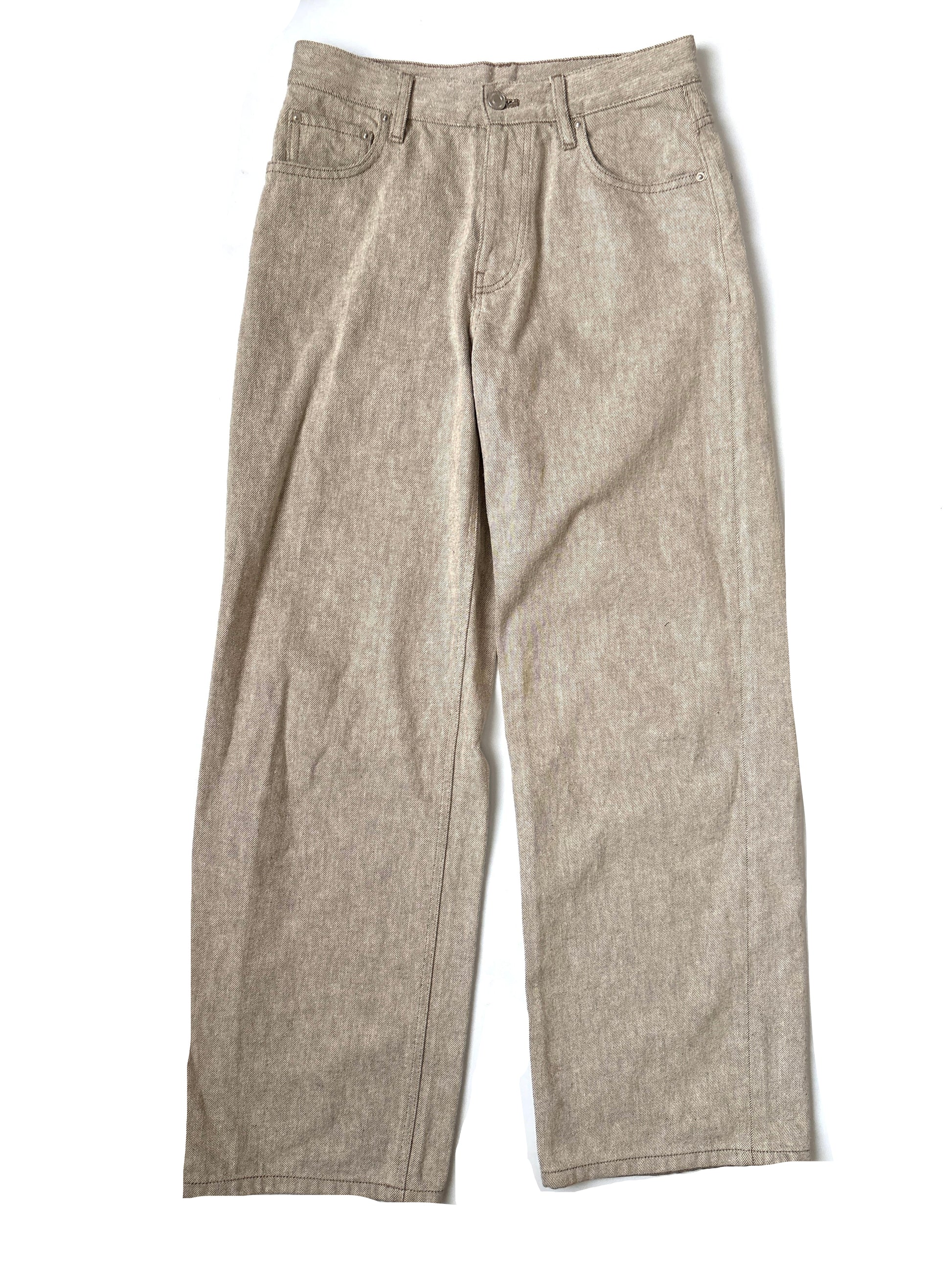 Massimo Dutti Beige Trousers