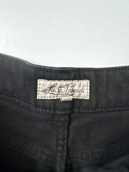 Luisa Spagnoli Wide Leg Cropped Trousers UK 8