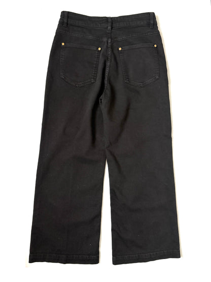 Luisa Spagnoli Wide Leg Cropped Trousers UK 8