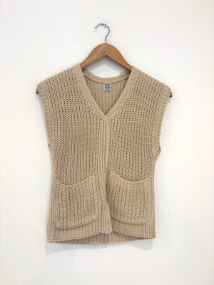 Toteme Linen Blend Vest XXS