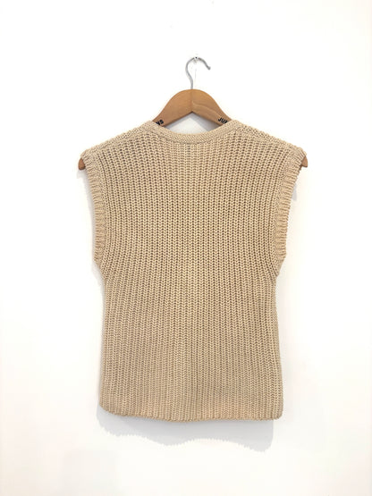 Toteme Linen Blend Vest XXS
