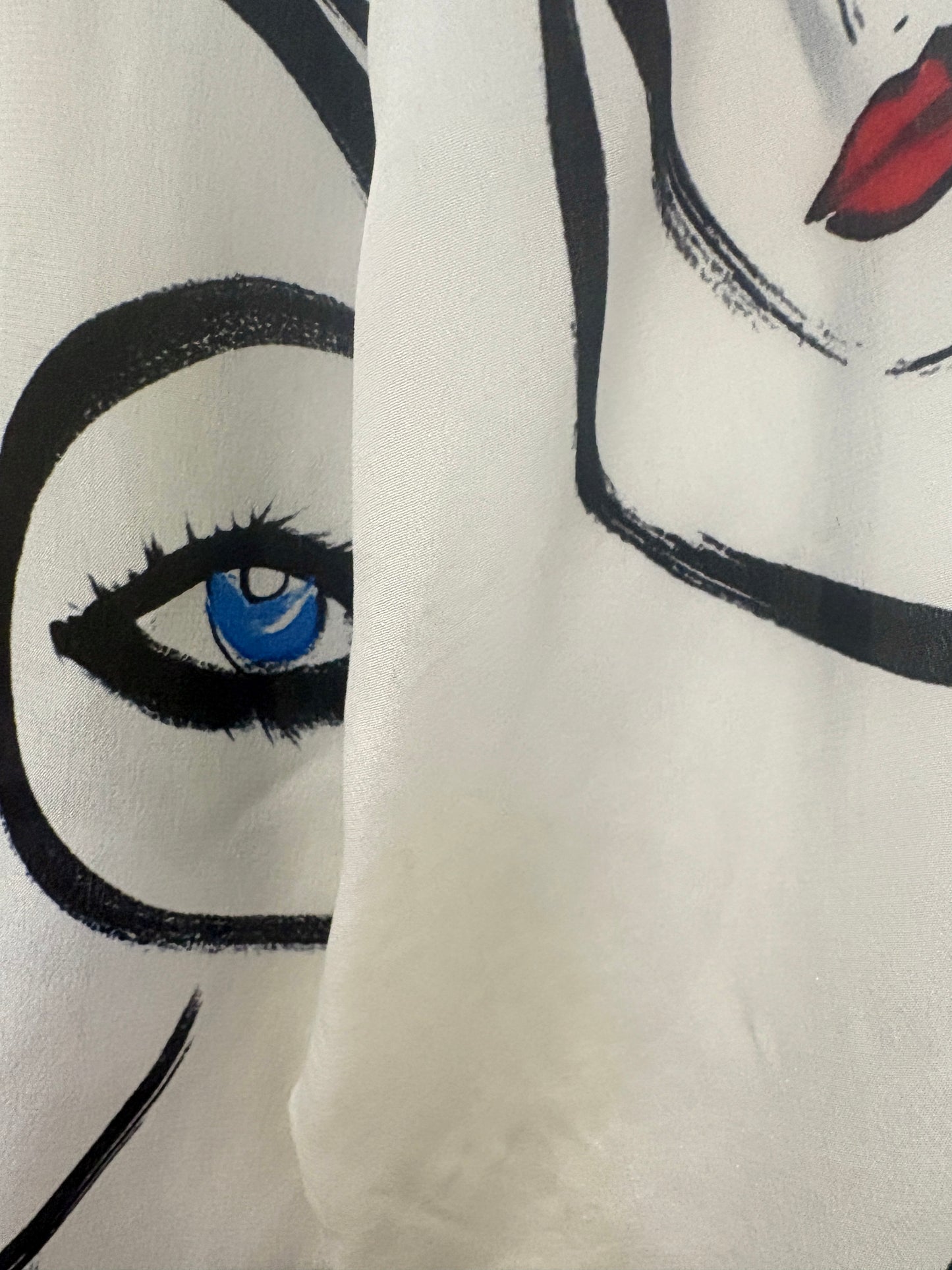 Alice+Olivia x Blair Britenstein Silk Shirt XS
