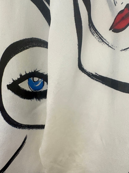 Alice+Olivia x Blair Britenstein Silk Shirt XS