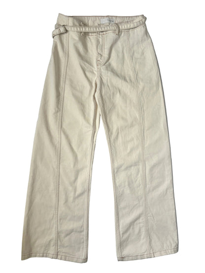 Zara Cream Twill Jeans UK 10