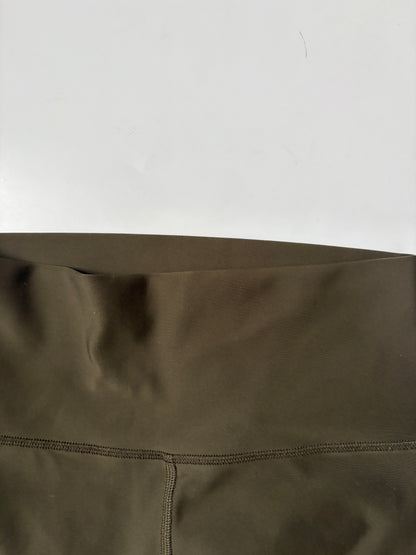 Alo Yoga High-Waist Khaki Cropped Legging L