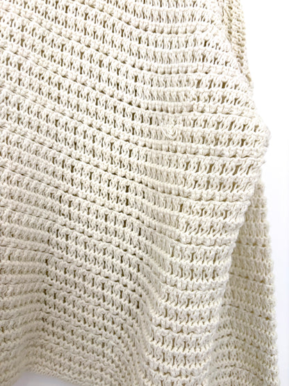 Me+Em Chunky Cotton Open Weave Jumper M