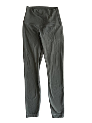 Lululemon Align Khaki Leggings UK 6 25"