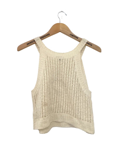 Massimo Dutti Crochet Cream Blouse S