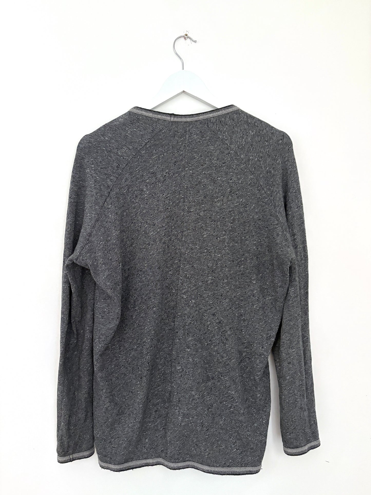 Mih Jeans Grey Zipped Cardigan S
