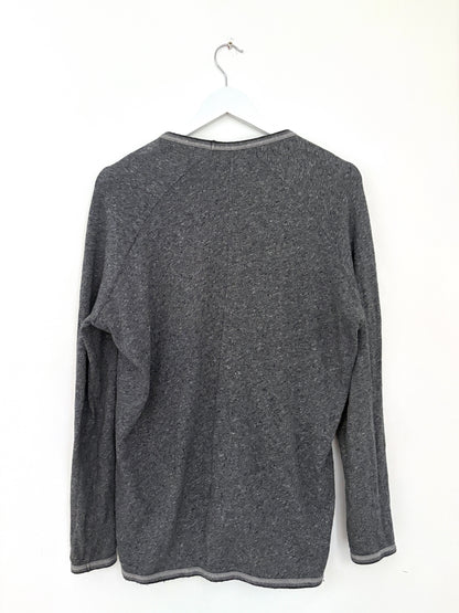 Mih Jeans Grey Zipped Cardigan S
