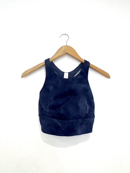 Lululemon blue tie die sports top
