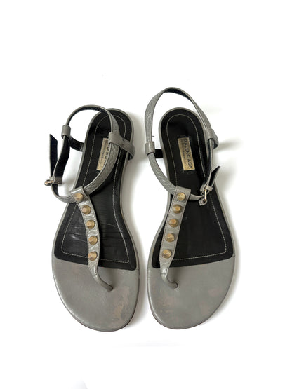Balenciaga arena thong sandals