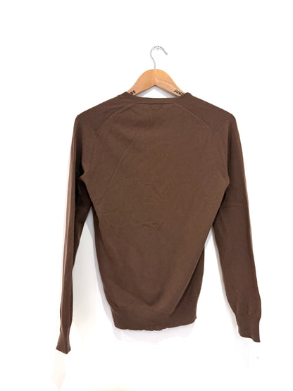 Barrie Brown Cashmere Cardigan L