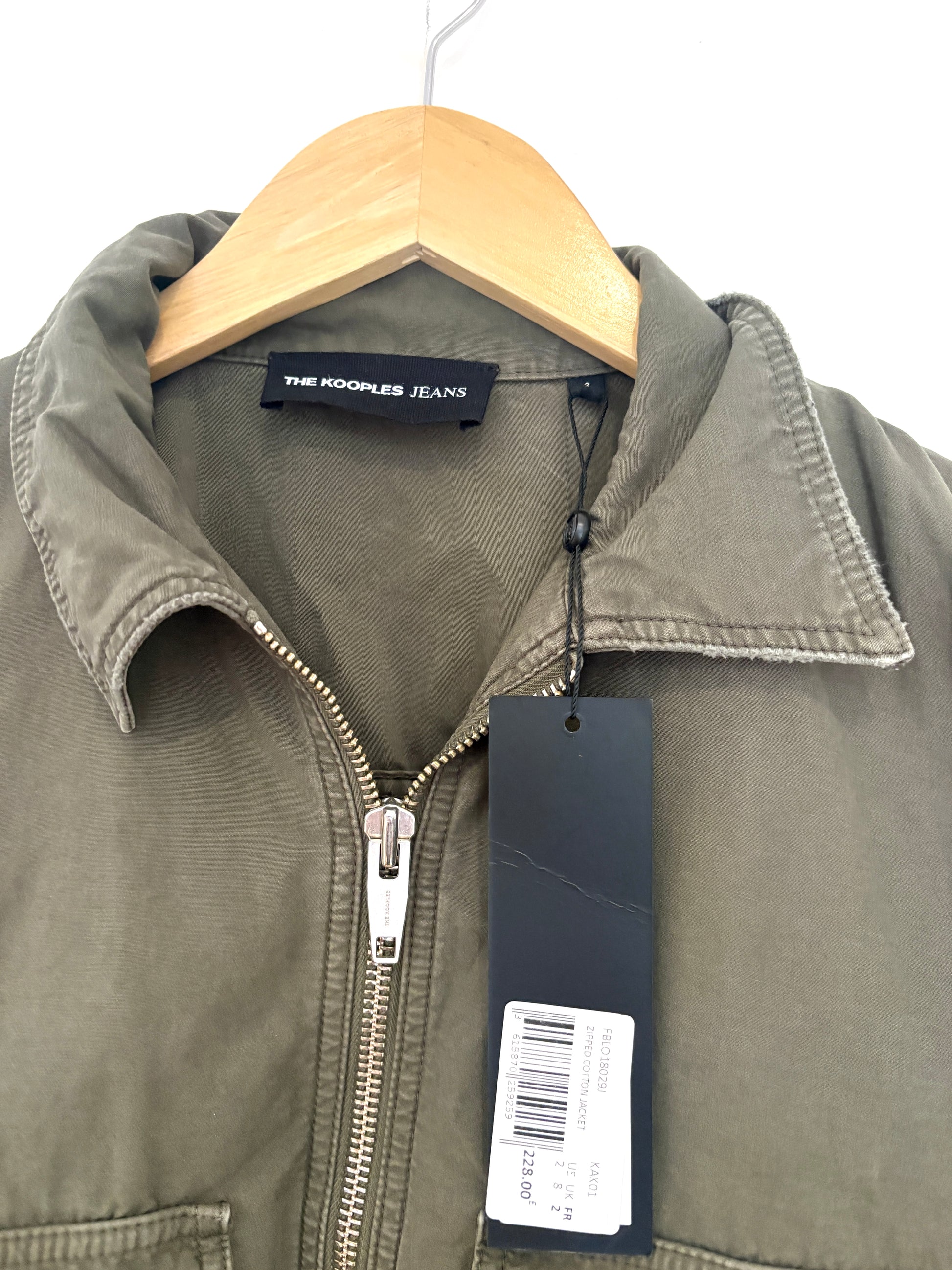 The Kooples Jeans cotton bomber jacket