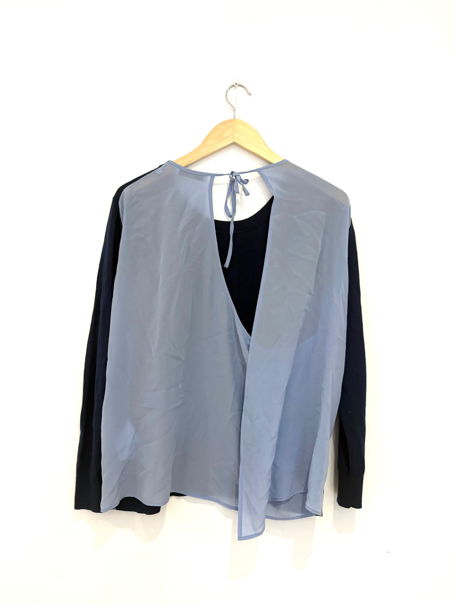 sandro paris navy ipolit sweater