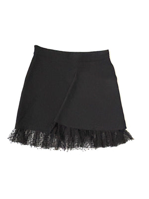 Maje Mini Lace Trim Skirt UK 12