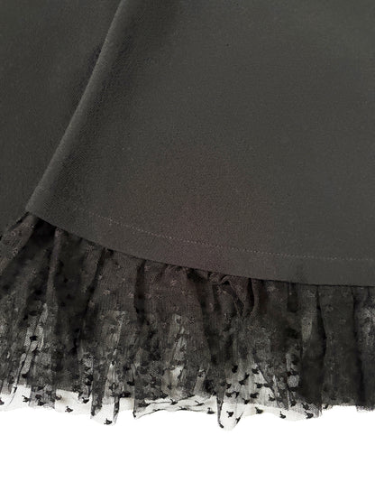 Maje Mini Lace Trim Skirt UK 12