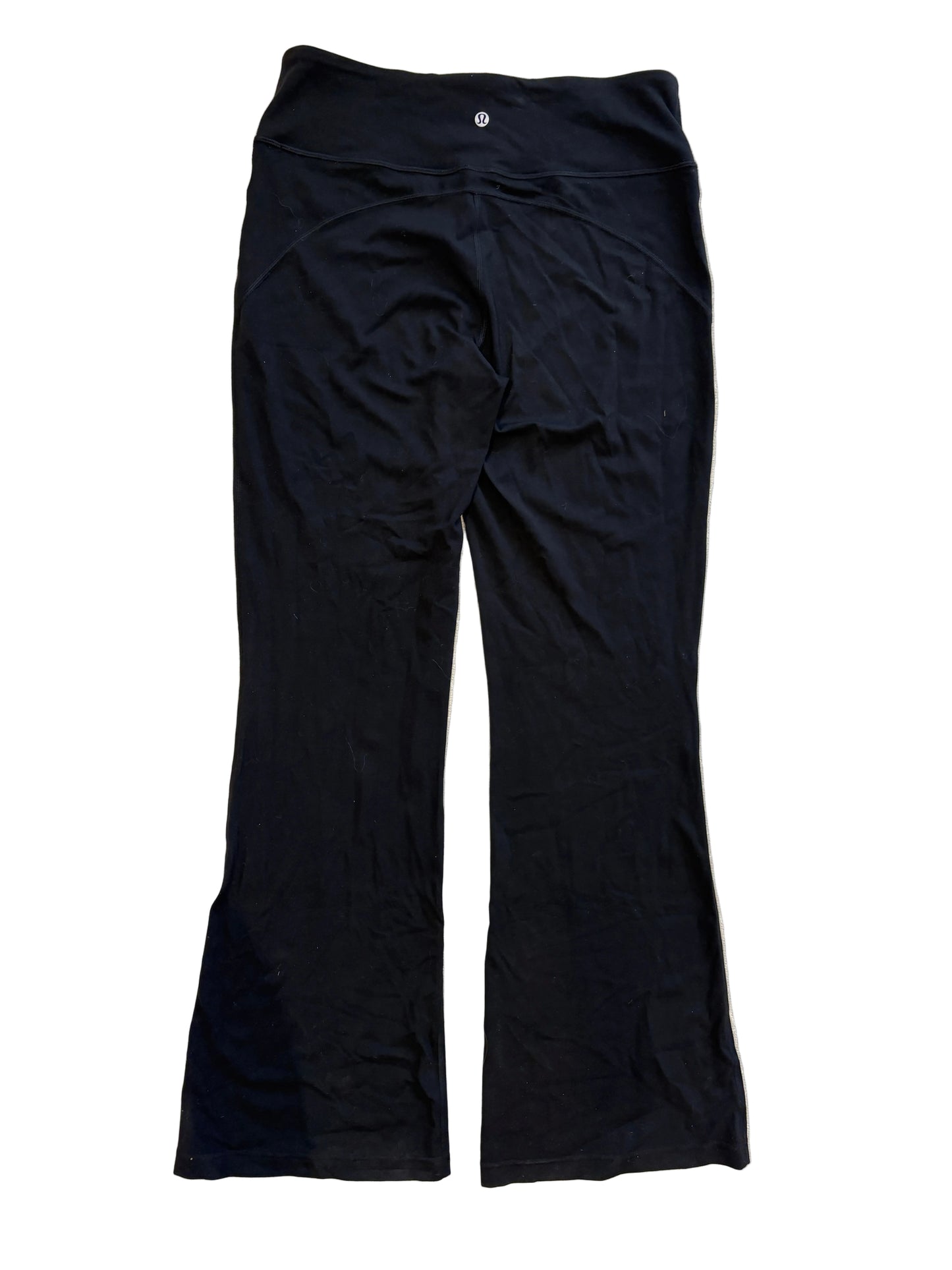 Lululemon Black Flare Leggings UK 16