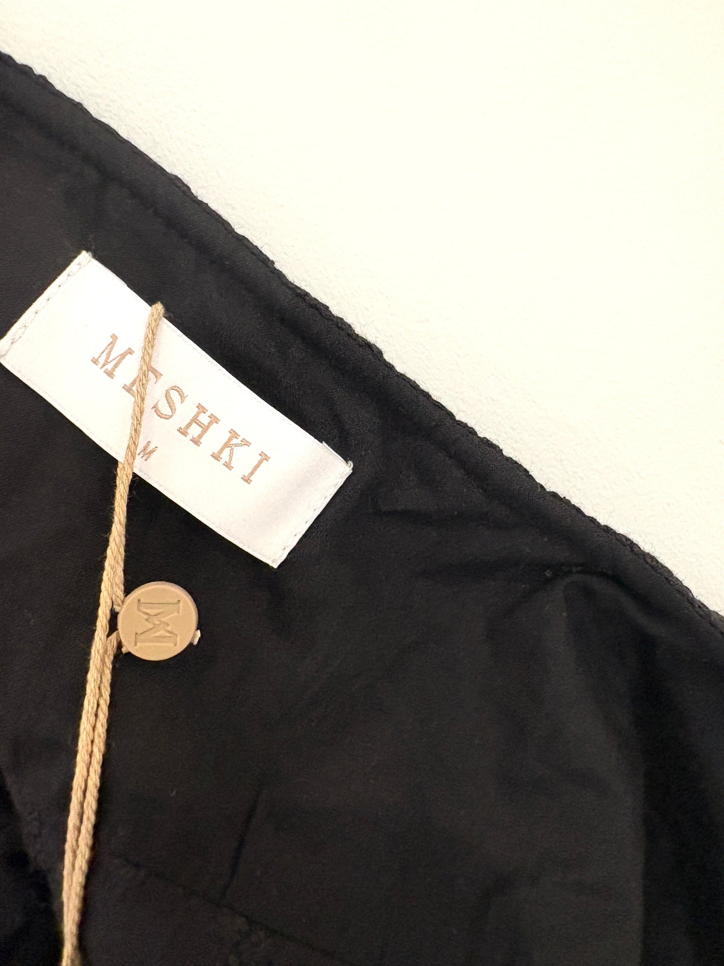 New With Tags Meshki Black Cotton Top M