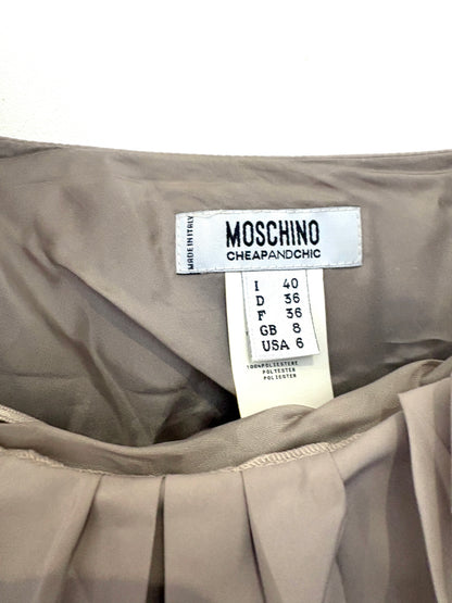 Moschino Cheap and Chic Pleat Dress UK 8