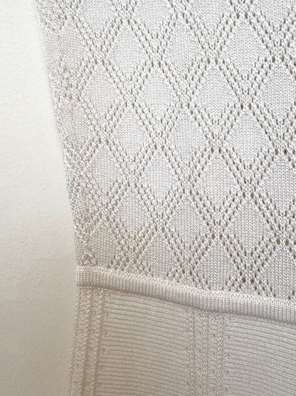 Issa White Knit Dress UK 8