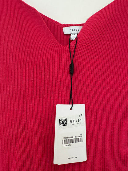 New with Tags Reiss Fuschia Pink Knit Dress XS