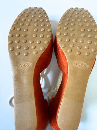 Tod's Suede Colourblock Pumps UK 7