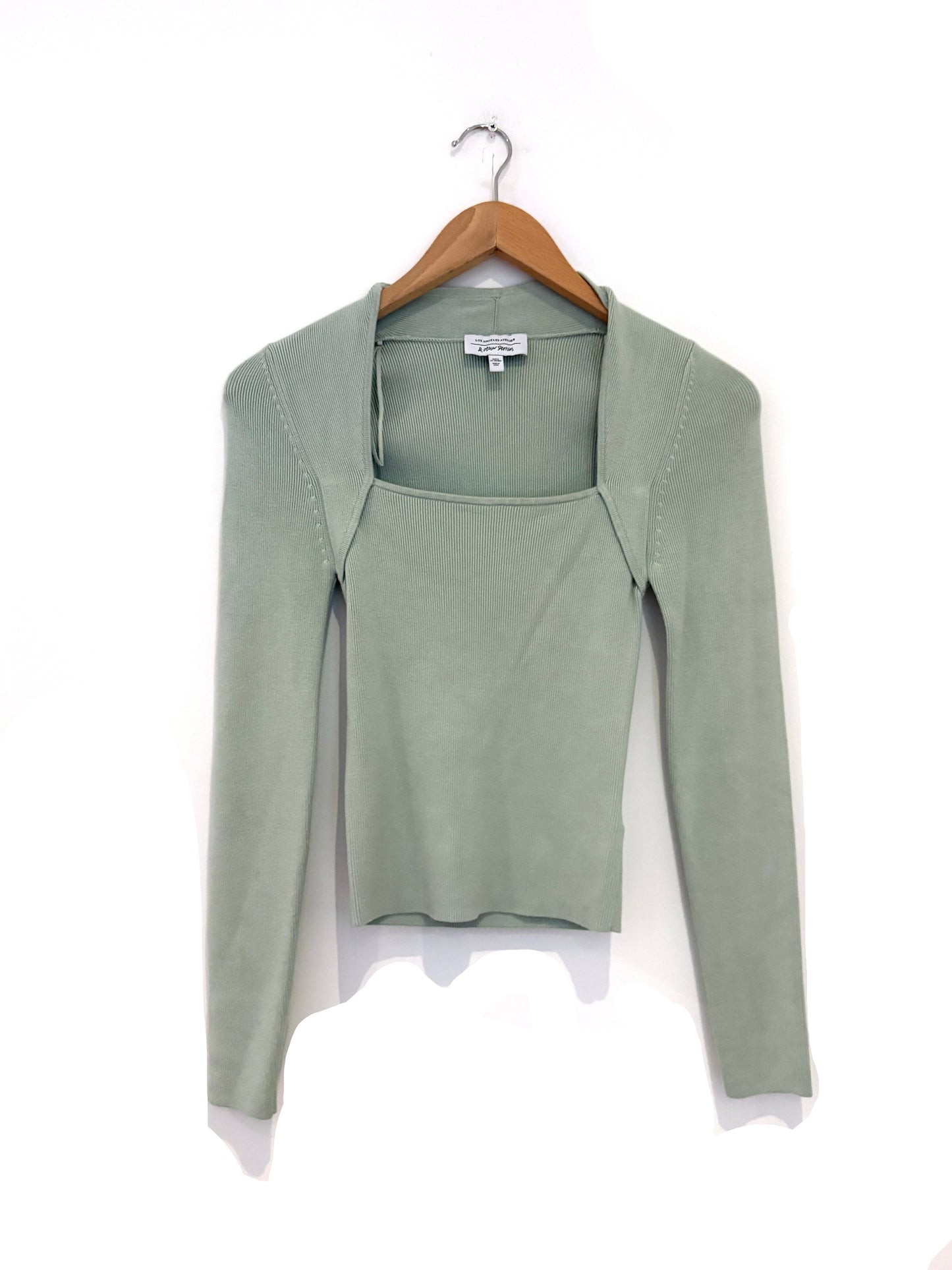 & Other Stories Ribbed Knit top