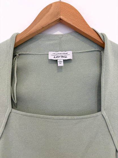 & Other Stories Ribbed Knit Top S
