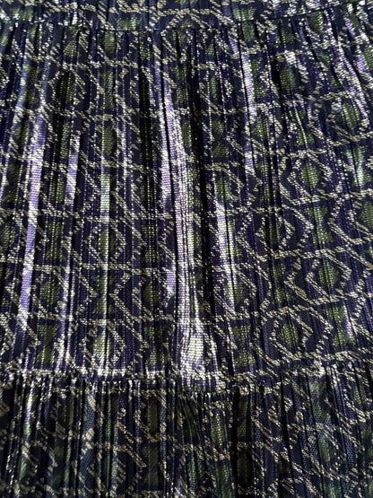 Ba&sh Purple Satin Midi Skirt M