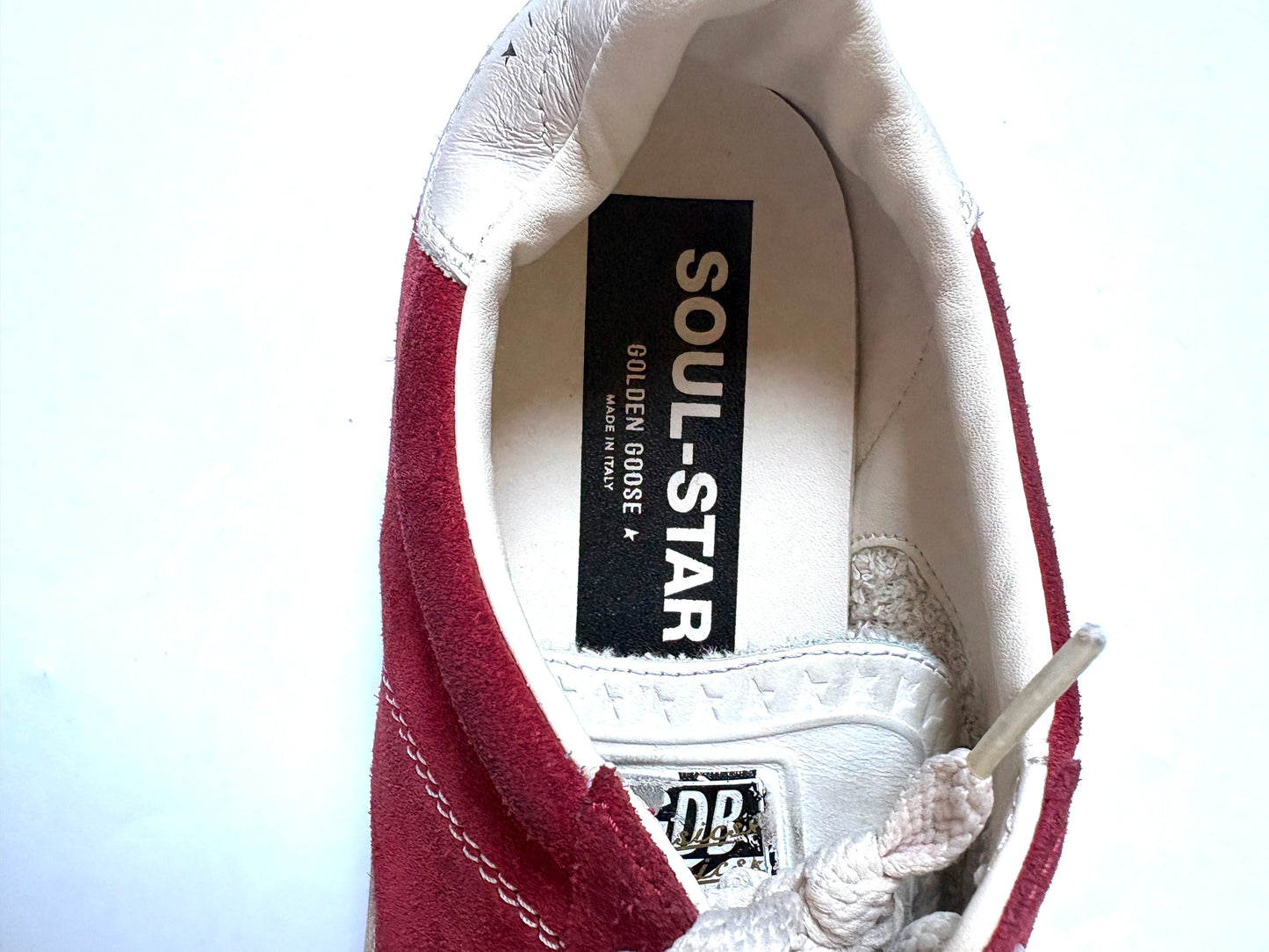Golden Goose Soulstar Red Suede Trainers UK 5