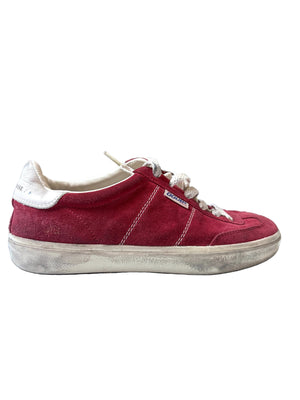 Golden Goose Soulstar Red Suede Trainers UK 5