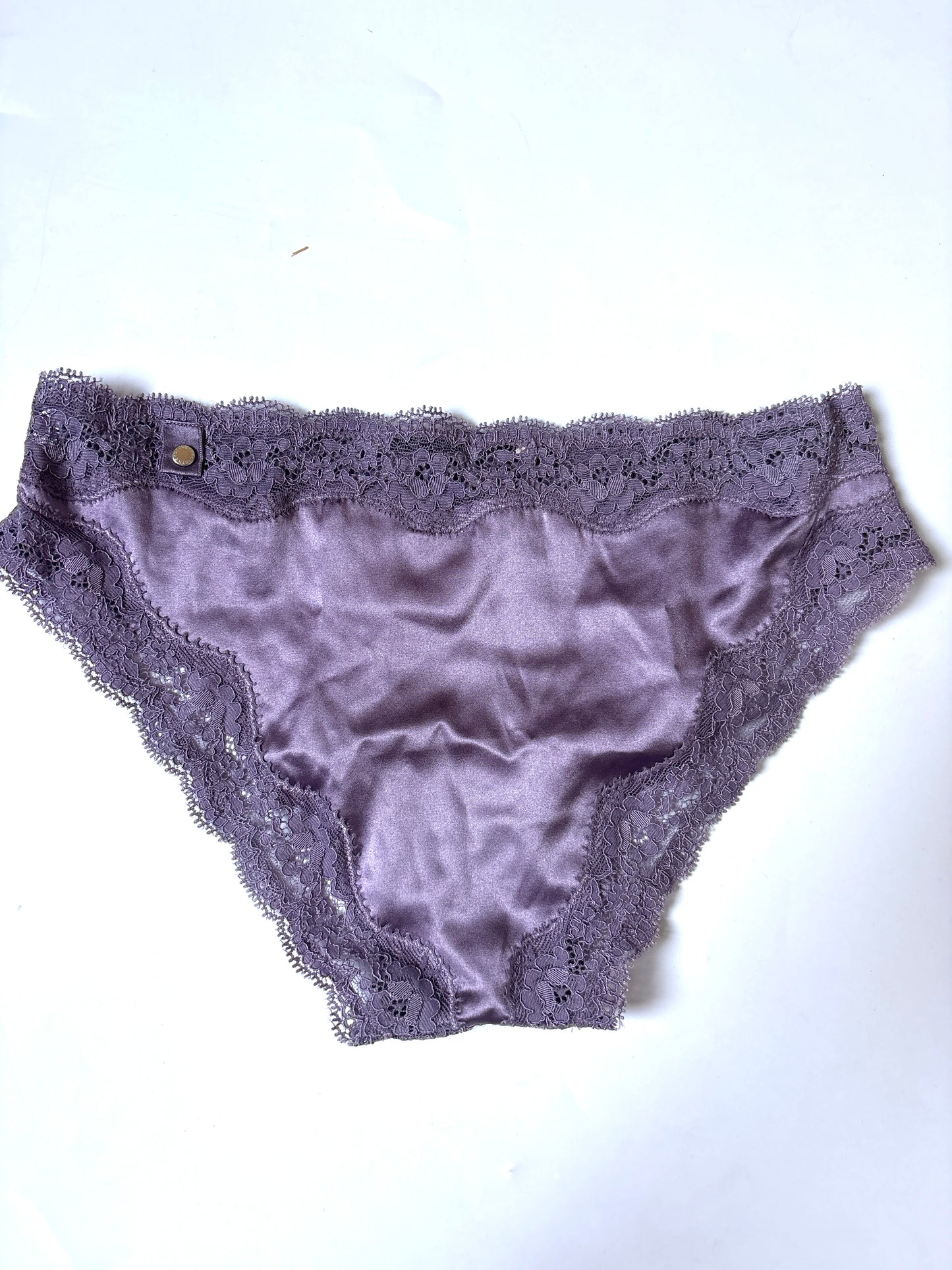Stella MCcartney Silk Purple Underwear & Suspenders S