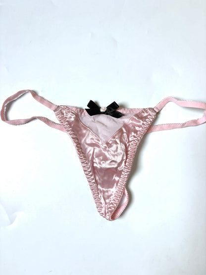 Agent Provocateur Pink Silk Thong S