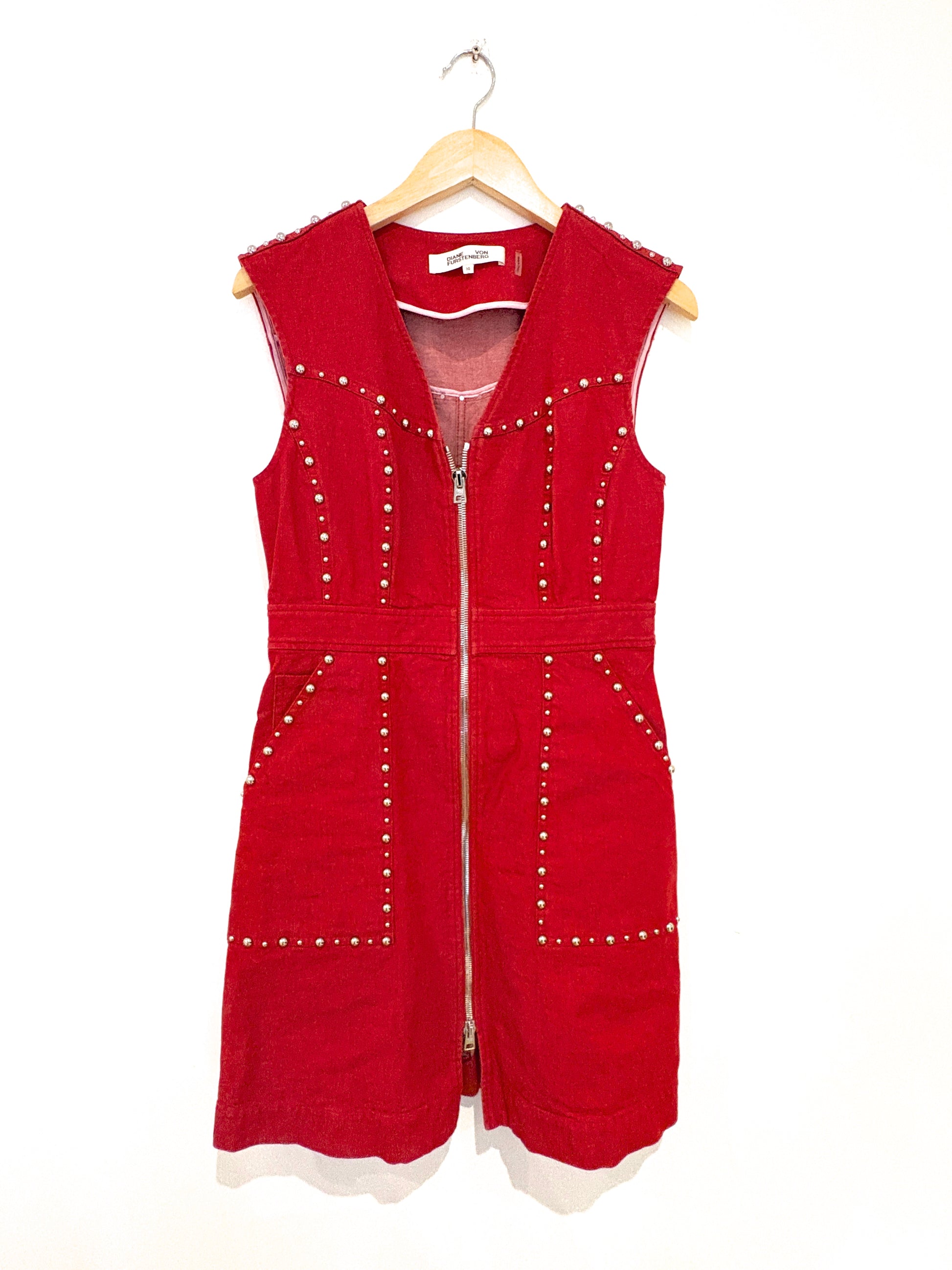 Diane Von Furstenberg Zip Front Dress
