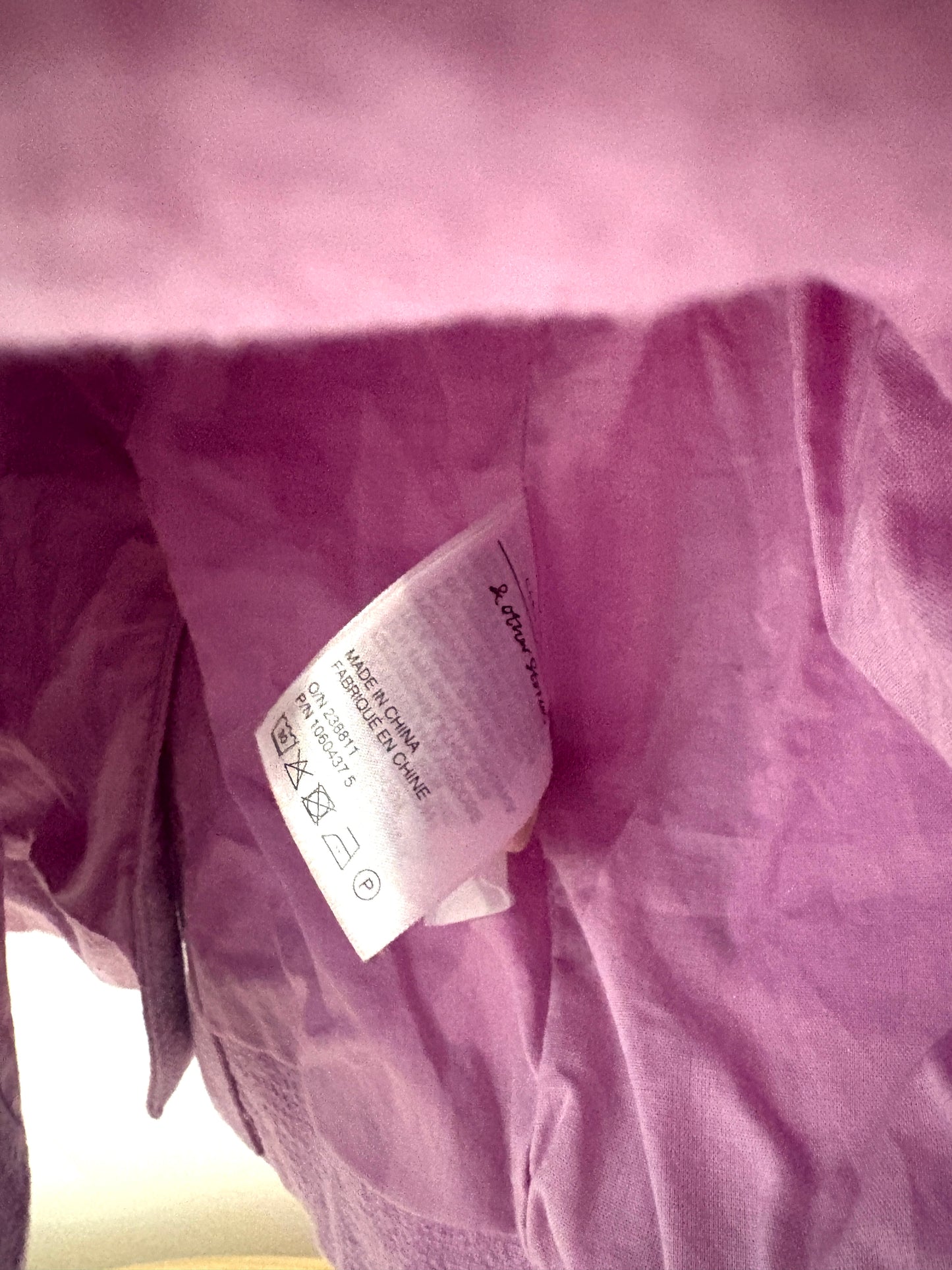 & Other Stories Lilac Linen Blazer UK 4