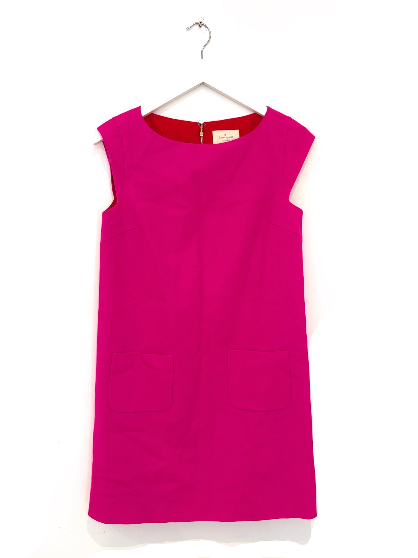 Kate Spade Fuschia Pink Shift Dress UK 6