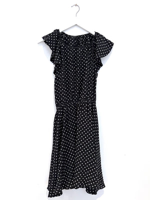 Tara Jarmon Silk Polka Dot Dress UK 8