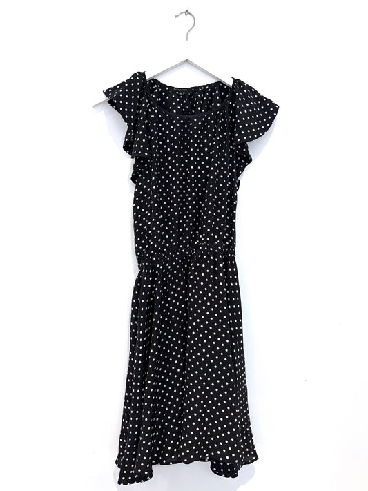 Tara Jarmon Silk Polka Dot Dress UK 8