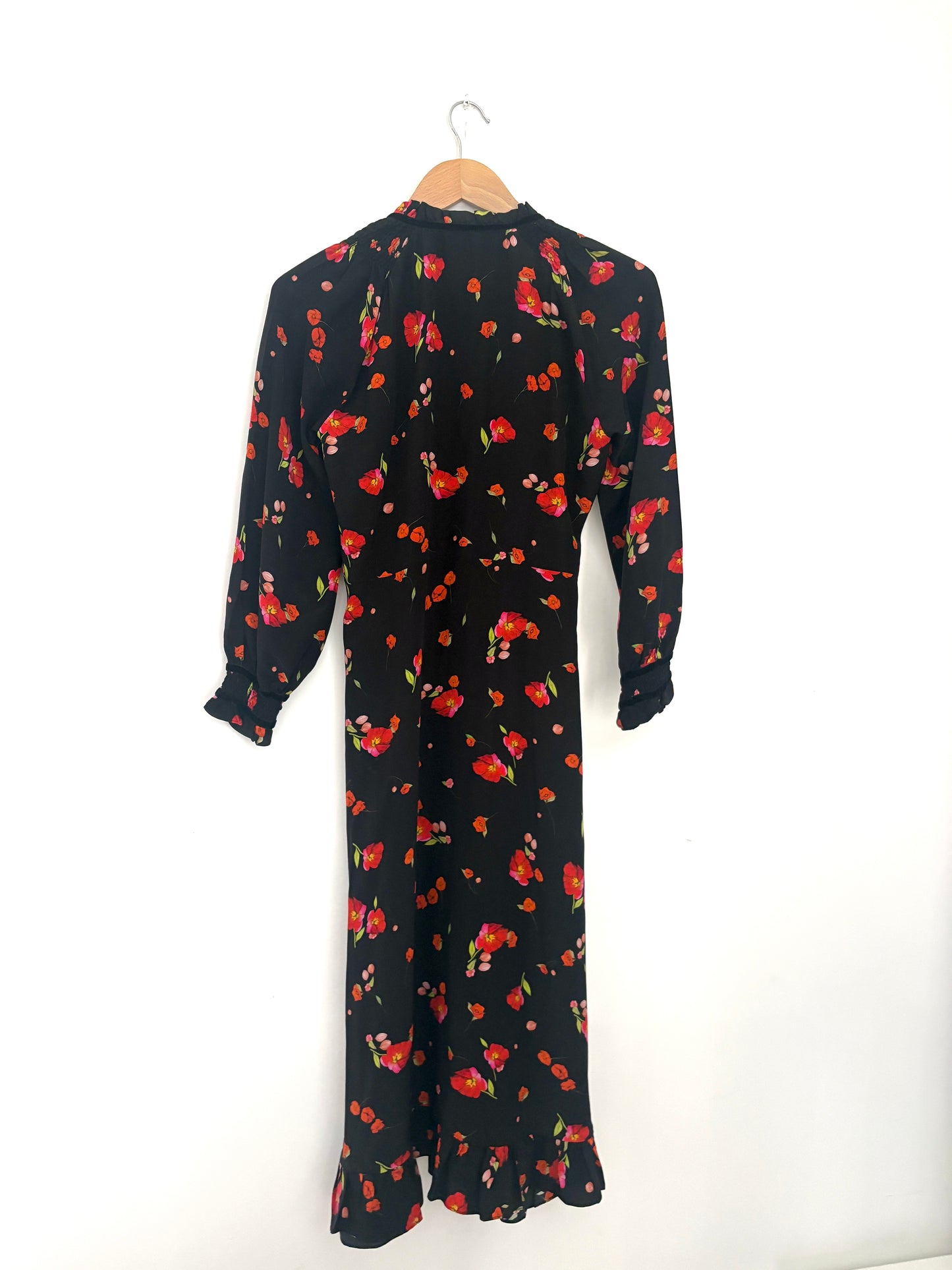 Vilshenko black Tulip Print Dress UK 10