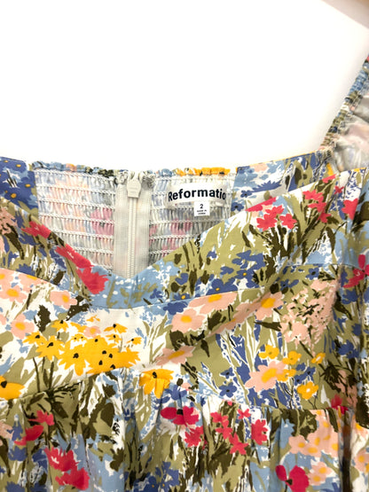 Reformation Floral Print Dress UK 6