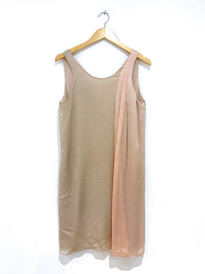 Emporio Armani Gold Shimmer Dress UK 10