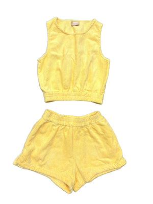 Terry Towelling Yellow Set S