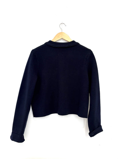 Sézane Betty Navy Cardigan S