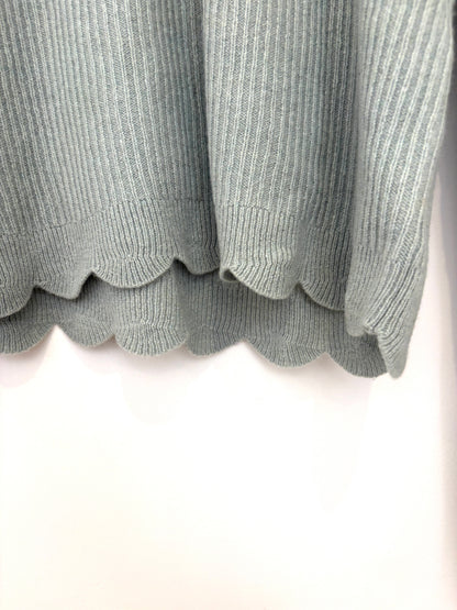 Frame Cashmere Sage Green Knit M