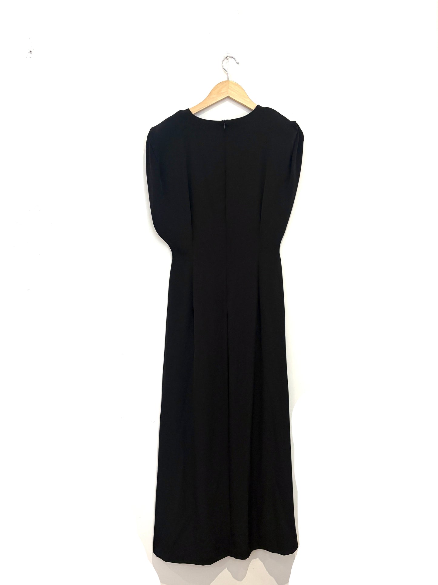 New With Tags Zara Black Front Slit Midi Dress S